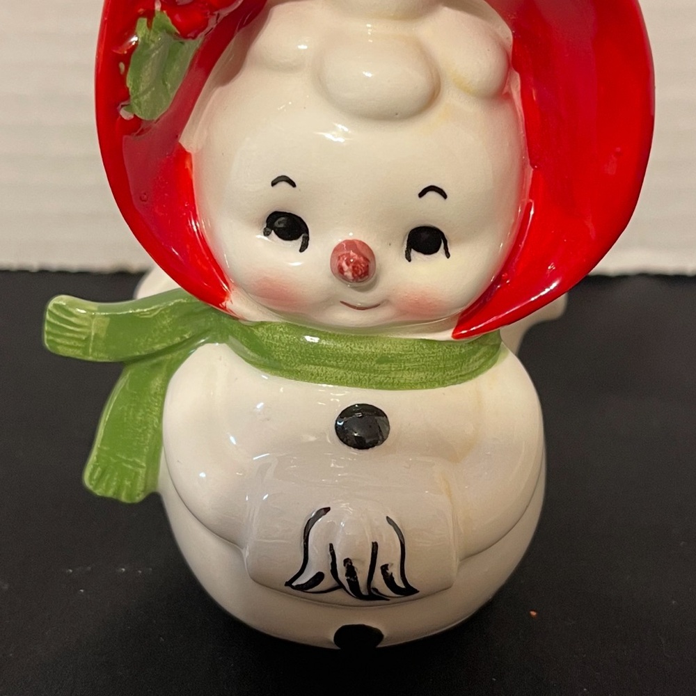 4” Snow Lady Napkin Holder by Lefton